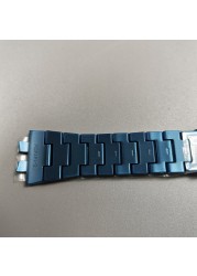 Genuine GMW-B5000 Blue Camouflage Titanium Watch Band With Tools and Screws