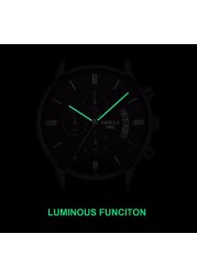 Men Watch Top Brand Men's Watch Fashion Watches Relogio Masculino Military Quartz Wrist Watches Hot Clock Male Sport NIBOSI