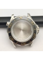 31mm Artisan NH35 watch case for Omega 300 ceramic ring case assembly 8215 8200 2813 NH35 NH36 movement