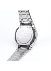 3rd Generation GA2100 Metal Bezel Watches Stainless Steel Bracelet 316L Casioak Modified Giraland Octagonal Strap