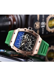 2022 RM Luxury Quartz Watches Mens Automatic Watch for Men Designer Wrist Watch Water Resistant Reloj Hombre