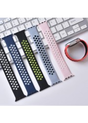 Solo Loop Strap for Apple Watch Band 44mm 40mm 38mm 42mm Breathable Silicone Flexible Strap Bracelet Band iWatch Series 3 4 5 SE 6