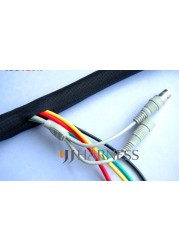 Expanded Braided Cable Sleeve PET Self Closing Insulated Flexible Tube Hose Wire Wrap Protection