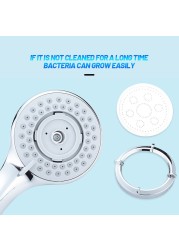 Zhangji Water Saving Rainfall Adjustable 3 Modes High Pressure Shower Head Mist Massage Bathroom Accessories ABS Shower