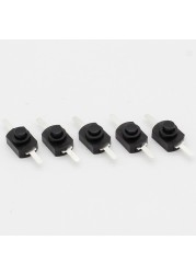 10pcs DC 30V 1A Black On Off Mini Push Button Switch For Electric Torch