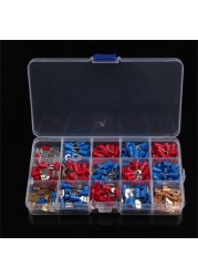 Electrical Wire Terminals Set Kits Insulated Crimp Spade Ring Assorted Electrical Wire Terminals Wire Connectors