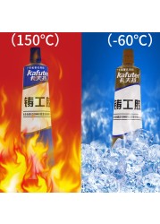 Kafuter 1 set AB 100G Glue A+B Curing Super Liquid Glass Metal Rubber Waterproof Strong Adhesive Glue For Stainless Steel Alloy