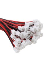 50 Sets Mini Micro JST 2.0 PH 2-pin Connector Plug With Wire Cables 120mm 26AWG Drop Shipping