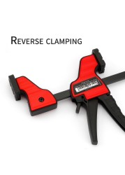 4" F Ratchet Quick Clamp, Wood Working Bar, Woodworking Clamp Kit, Reverse Lock, 30 x 100mm