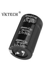 2.7V 500F Precision Metal Farad Capacitor Automotive Circuit Electrolytic Capacitor Car Necessary Circuit Tools