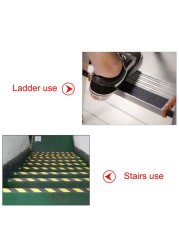 1pc 5m Non-slip Safety Tape Anti-slip Stickers Indoor/Outdoor Strong Grip Abrasive Tapes for Indoor Outdoor Stairs Boat Decks