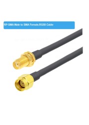 BEVOTOP SMA Male Plug to SMA Female Jack RG58 Cable 50ohm RF Coaxial Pigtail SMA WiFi Antenna Extension Cord Connector Adapter