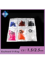 110pcs/lot MX Keyboard Cover O Ring Cover Puller Switch Damper Rubber O Ring Key Puller Cover Replacement Noise Reduction Washer