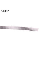 GT2 - PU belt with GT2 2GT steel core, 6mm 10mm width for 3D printer parts, open reinforcement