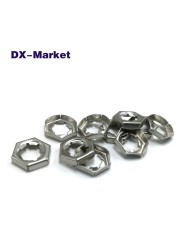 m6 m8 m10 m12 lock nut set, 304/316 stainless steel nut DIN7967, B027