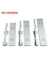 AOLISHENG Deep High Cabinets Heavy Duty Heaven And Earth Guide Sliding Rails Push Pull Cushioning Shock Absorber Drawer Slide