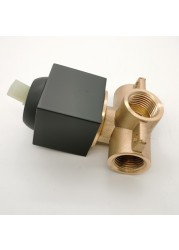 Bathroom Brass Shower Faucet Control Valve Concealed In Wall Mixer For Shower Head Headset Gold Matte Black And Chrome