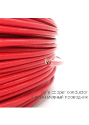 PTFE 20/50/100M 26/24/23/22/20/19/18/16/14AWG Tinned Flame Retardant High Temperature Resistant Electrical Cable Wire