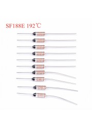 10pcs/lot NEC 250V 10A SF119E/SF129E/SF139E/SF188E Thermal Fuse Thermal Cutout 121/133/142/192/240℃ Fuse Temperature