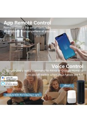 Tuya Smart WiFi Switch Yandex Alice Smart Home Wireless Switch Alexa Google Home 16A Timer Voice Control DIY Automation Module