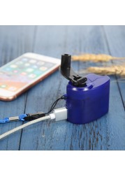 Small Compact Hand Crank Charger Manual Generator Mobile Phone Emergency Charger Usb Charger Survival Outdoor Survival