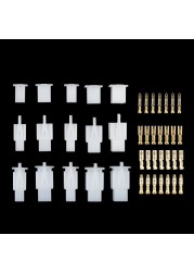 1200/380pcs/set Car Motorcycle Electric 2.8mm 2 3 4 6 9 Pin Connector Wire Terminal Fixed Hook Male Female Terminals