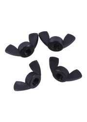 20pcs/pack Wing Nuts Butterfly Nut To Fit Bolts And Bolts Black M3 M4 M5 M6 M8 M10 M12 Hand Tools