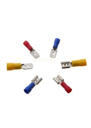 Insulated Box Male Female Spade Terminal Cable Connector Electrical Wire Crimp Butt Ring Fork Spade Lug Rolled Assortment Kit