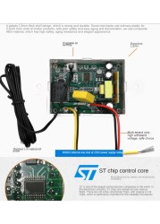 DC12V 24 فولت AC110V-220V LED ترموستات رقمي متحكم في درجة الحرارة NTC الاستشعار التحكم في درجة الحرارة التبديل التتابع