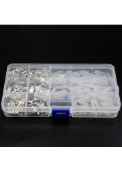 270pcs 2.8/4.8/6.3mm Insulated Electrical Wire Crimp Terminal Spade Connector Assortment Set