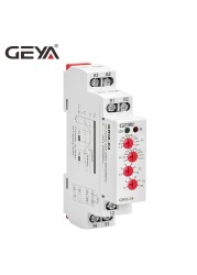 GEYA GRI8 Relay Current Monitoring Range Overcurrent Hidden Switch 0.05A-16A AC24-240V or DC24V