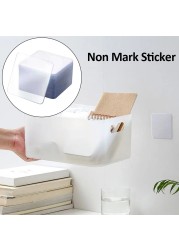 10pcs Non-mark Acrylic Sticker Heat Resistant Strong Helper Double-sided Adhesive Tape Sweeping Pad Bathroom Home Office