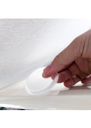 1/6pcs Self-adhesive Door Handle Bumper Protective Plug Transparent Silicone Wall Guard Non-slip Round Doors Stopper Muffler