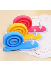 1pc Cute Snail Animal Shaped Silicone Door Stopper Wedge Holder For Children Kids Safety Guard Finger Protector