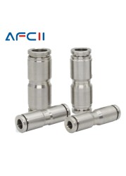 304 Stainless Steel Air Hose Fitting Pneumatic Coupling Tube Coplin Quick Open PG PU4 PU6 PU8 PU10 Trachea Metal Fitting