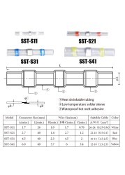 Heat Shrink Car Electronic Wire Connector Welding Extrusion Terminals Block Cable Termination Wire Crimp Connector