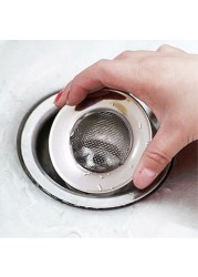 Stainless Steel Sink Strainer Suitable for Kitchen Bathroom Sink Drainer Sink Filter Basin Strainer Mesh Kitchen Accessories