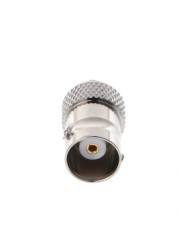 BNC Female to MCX Male Socket, Straight RF Coaxial Connector Adapter