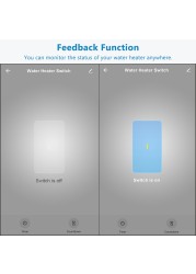 Tuya Smart Life WiFi Boiler Water Heater Switch New 4400W,App Timer Sechdule ON OFF,Voice Control Google Home,Alexa Echo Point