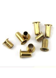 1000pcs Tubular Rivets M0.9 M1.3 M1.5 M1.7 Combination Circuit Board PCB Nails Copper Hollow Nuts Kit