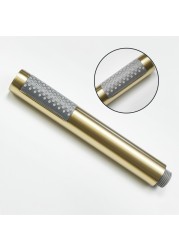 Brushed Gold Handheld Shower Head Bathroom Gold Finish Brass Or Stainless Steel Shower Bath Spray Handheld Shower Heads