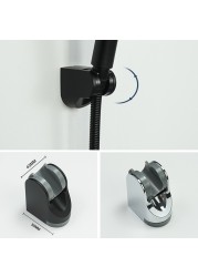 ABS Fixed Adjustable Handheld Shower Holder Bracket Wall Mounted Chrome/Brushed/Rose Gold/Black/White Color Bidet Spray Holder