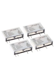 General Purpose Voltage Relay HF49FD-005-1H12 005-1H12 HF49FD DC5V 1H12 4PIN 5A 20x5x12.5mm