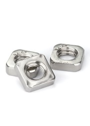 DIN562Thin Nut Square Nut Nut 304 Stainless Steel M3 M4 M5 M6 M8