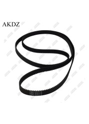 2GT timing belt length 700 710 738 740 750 752 760 782 784 800 width 6mm 2M 2GT synchronous rubber closed CNC belt