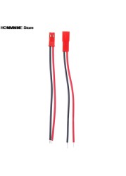 New 20pcs Red Connector 2 Pin Connector Male Female JST Connector Cable 22 AWG Wire for RC Helicopter Battery LED Decoration Lights