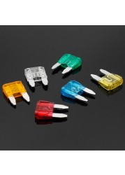 120pcs New Mini Auto Auto Car Boat Truck Fuse Blade Square Assortment 5A 10A 15A 20A 25A 30A