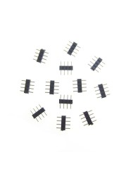 50/100/500/1000 4-Pin RGB Male Connector Suitable for RGB 3528 5050 SMD LED Strip 4Pin Male Connector RGB LED Strip