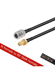 LMR240 Pigtail N Female to SMA Male Plug RF Adapter 50ohm 50-4 RF Coaxial Cable Jumper 4G 5G LTE Extension Cord 30cm~50m
