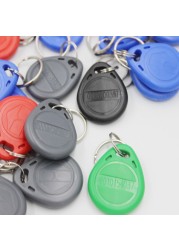 100KHZ Waterproof RFID Card Key Fob Access Control Color Smart Card Keychain 125pcs